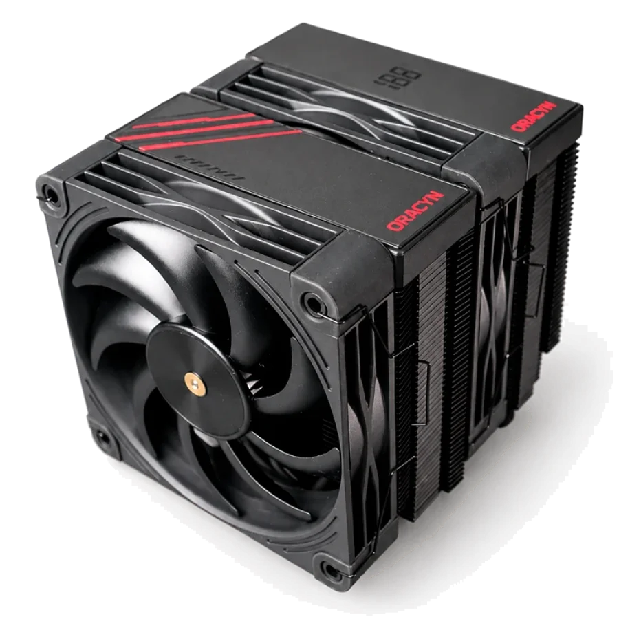 Cooler Oracyn ORY-B1000 PRO, com duas torres e ventoinha de 120 mm